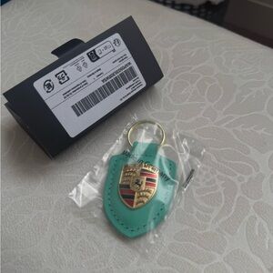 Porsche LIMITED EDITION 
 Leather Keychain